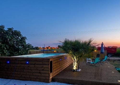 Studio charmant à Saint-Jory, 25 m², piscine partagée