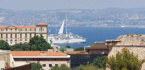 Studio charmant avec vue sur mer à Marseille, 25 m²