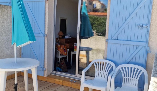 Studio climatisé Banyuls-sur-Mer avec parking, proche mer - FR-1-309-74