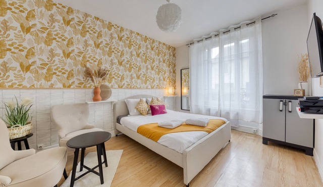Studio Cosy en Centre-ville Proche de Paris
