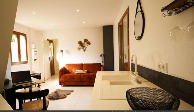 Studio - Confort - Climatisé - Le Refuge de Charles - Jardin
