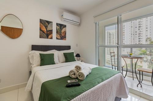 Studio Conforto com Piscina e Ar condicionado