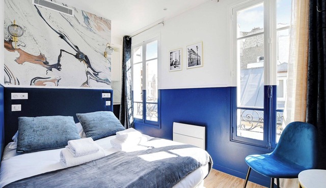 Studio Cosy for 2P with A/C - Near Montmartre