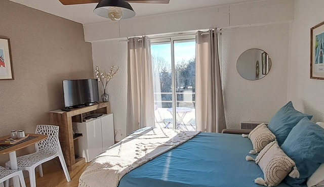 Studio Darmaillacq with balcony and parking in town center