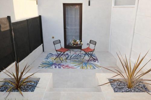 Studio du port avec jardin privé