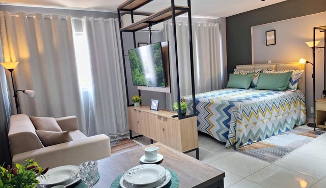 Studio Elegante - Completo - AC - Garagem