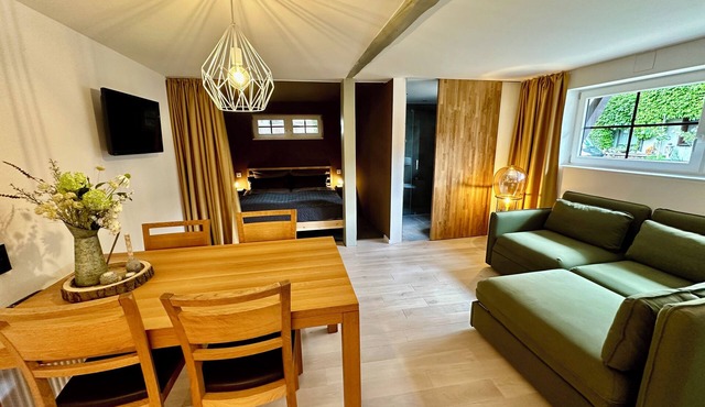 Studio Elfenblume im EG des Bio-garten B&B Kastanienhof vor den Toren Erfurts