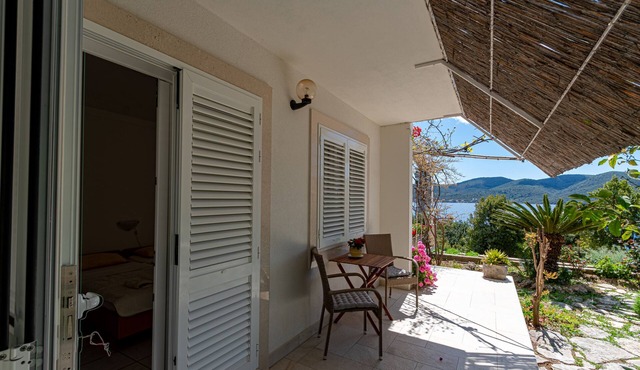 Studio flat with terrace and sea view Viganj, Pelješac (AS-19391-a)