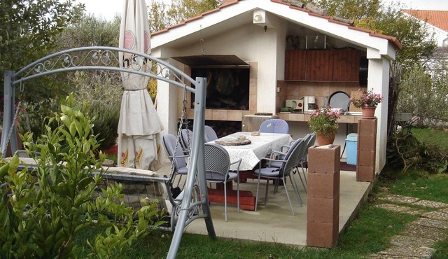 Studio flat with terrace Kampor (Rab) (AS-5014-a)