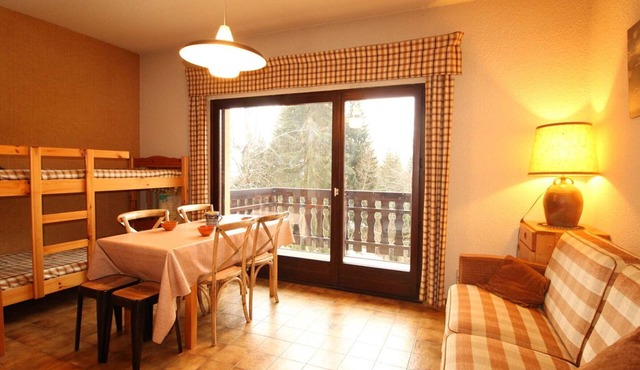Studio for 4 at the foot of the slopes, balcony, ski locker, TV