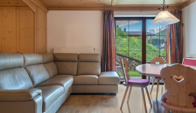 Studio 'Hotel Residence Gardena Dolomites 2' with Mountain View, Garden & Wi-Fi