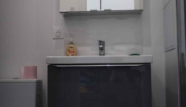 studio house, new, clean, quiet suburban area.