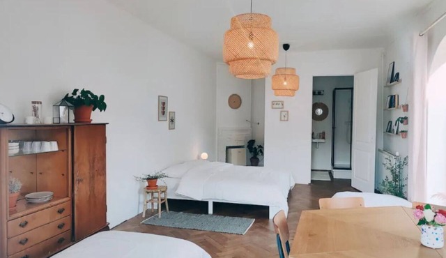 Studio in listed building with large garden