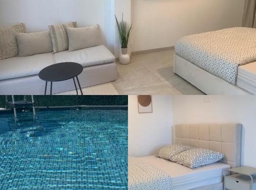 studio indépendant avec jardin & piscine dans villa