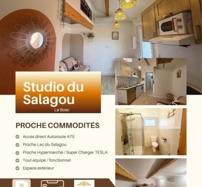 Studio indépendant près Salagou