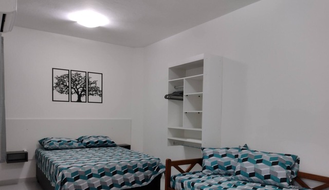 Studio/kitnet with exit to Santos beach