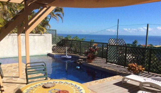 Studio l'Orchidée, a pretty cocoon with a view of the Pacific