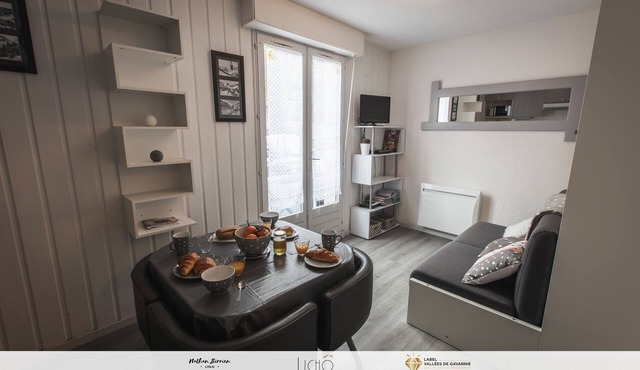 STUDIO "LE COL DU TOURMALET" 2/4 PERS A BAREGES WIFI PARKING LINGE