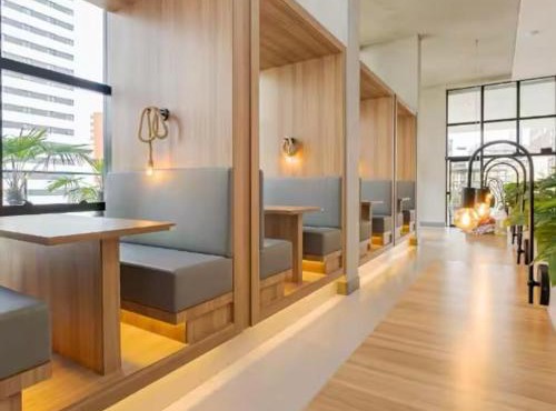 Studio Moderno com Piscina, Academia e Coworking