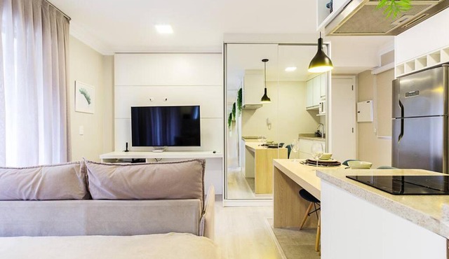 Studio Moderno com sacada Ap 48 Soho Life
