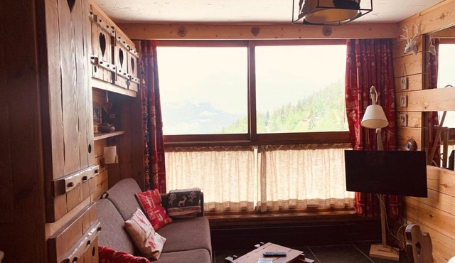 Studio montagnard 3 pers, Arc 1600, vue Mont Blanc - FR-1-411-468