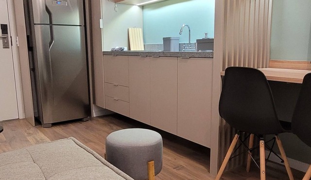 Studio Novo e Completo na Melhor Localização de Moema
