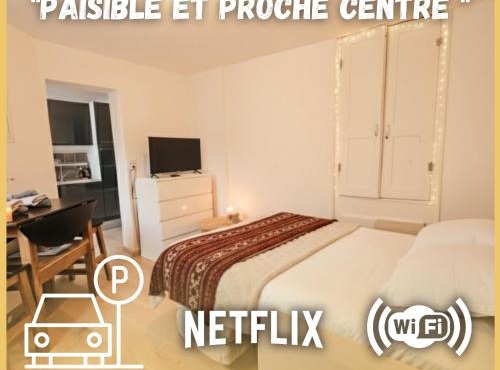 Studio paisible proche centre