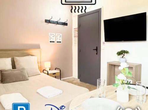 Studio Platanes 3 - Proche Disneyland - Parking gratuit - Meaux