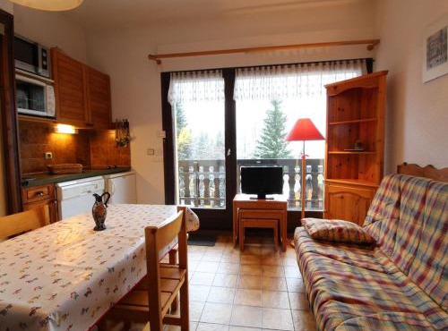 Studio pour 4 personnes avec balcon et équipements, au pied des pistes et à 550m du village - FR-1-572-157