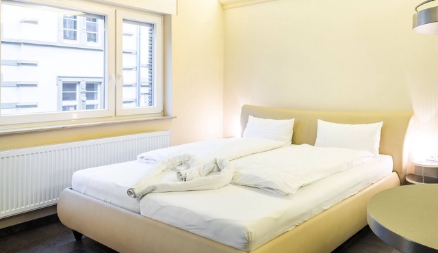 Studio with a fully equipped kitchen and a modern bathroom