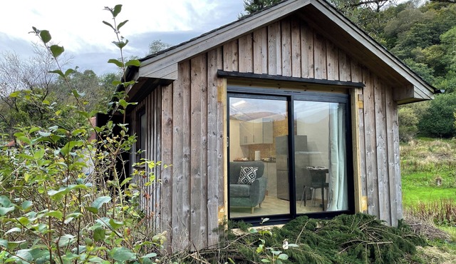 Studio with a View Between Glencoe and Fort William, close to the shore.