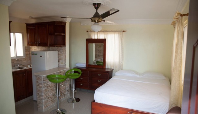 Studio with Kitchen in Corales del Sur, Santo Domingo Este - Near SQD Airport