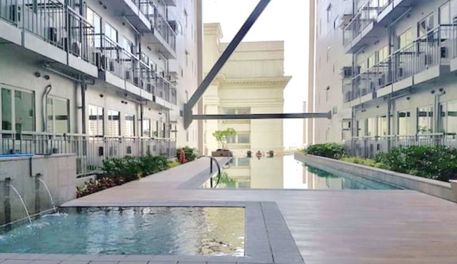 *Studio with loft bed at SMDC Green Residences