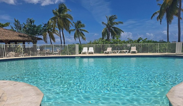 Studio with pool and lagoon view, 2/4 persons