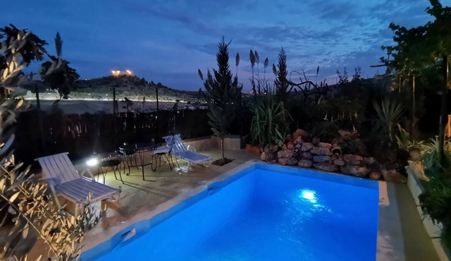 Studio with pool and parking in fes medina