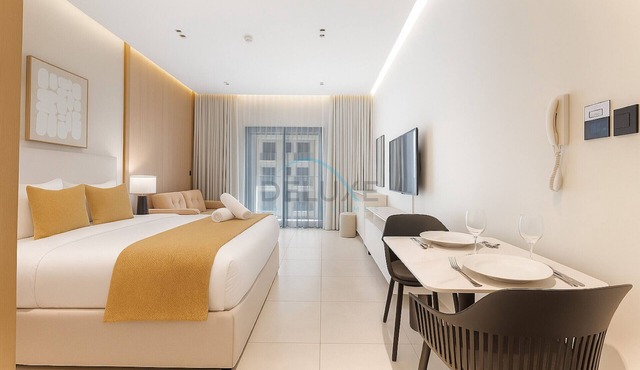 Studio with Seamless Mall Access, Steps from the Bus Stop, Binghatti Stars