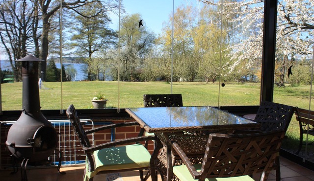 Studio with winter garden and lake view - Ferienhof Löschenrand