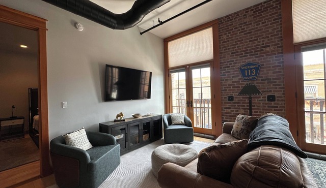 Stunning 3-bedroom modern loft in the heart of downtown Sheridan.