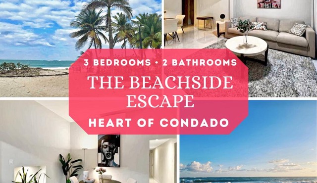 Stunning 3-Br Apt in Condado