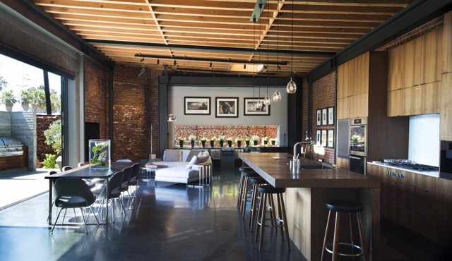 STUNNING ARCHITECTURAL INDUSTRIAL LOFT W/ POOL ONE BLOCK TO THE BEACH