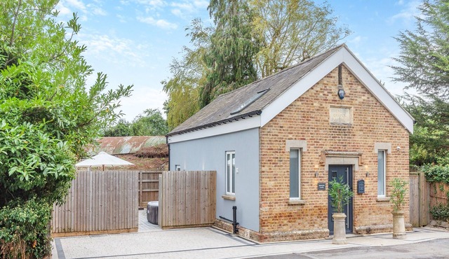 Stunning converted chapel with a spacious living area.