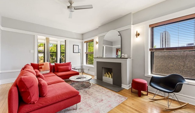 Stunning, Spacious, & Sun-soaked 2BR Uptown Condo by AllSet Turnover