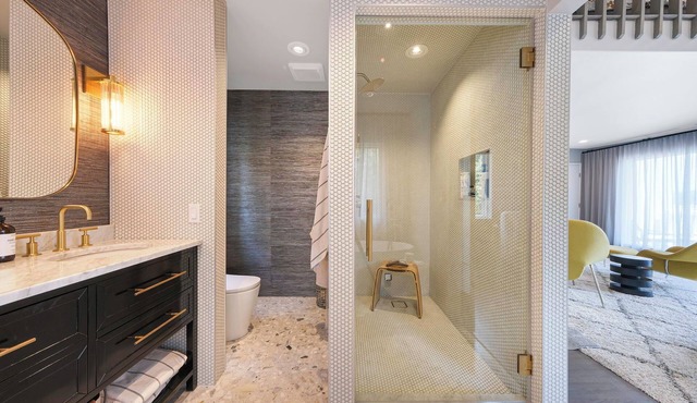 Stunning vacation rental East Patchogue New York with pool and hot tub.