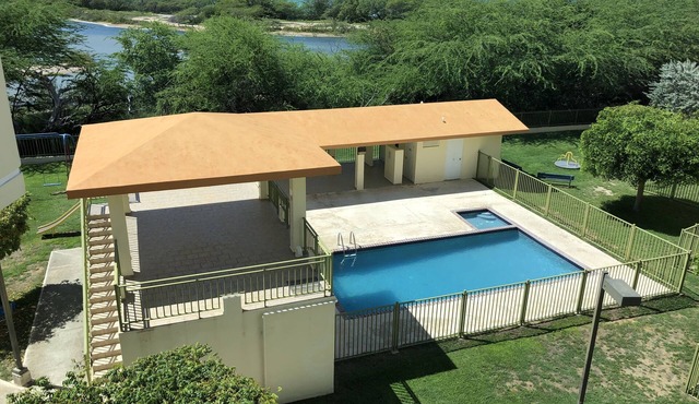 Stunning views from private terrace, full A/C, WiFi, walk to beach