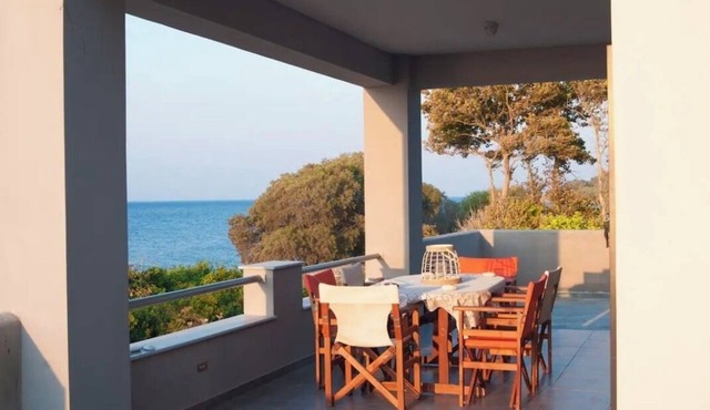 Stunning villa in Samos with spectacular views of the aegean sea and sunset
