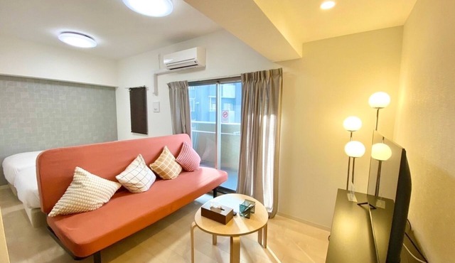 STwin WOM Condominium5 minutes walk from Tamatsukuri Station Free WiFi - 203/Osaka Ōsaka