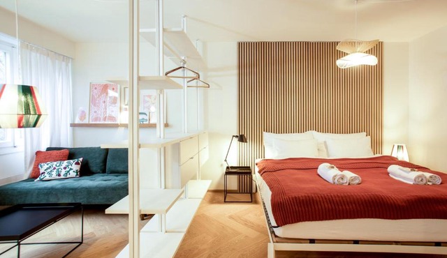Stylisches Boutique Wohnung beim Rhein