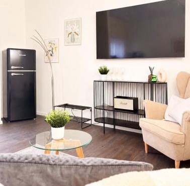Stylisches Design-Apartment nahe SAP Walldorf Hockenheimring bis 4 Gäste