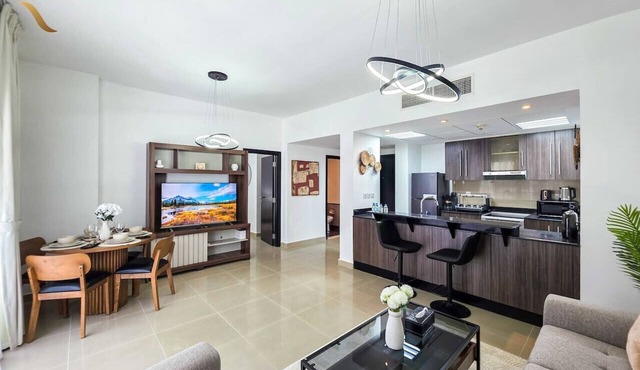 Stylish 1BR with Dining, Balcony & Kitchen Al Reef