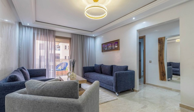 Stylish apartment with swimming pool, sauna and hammam in central Marrakech